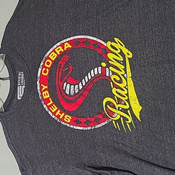 SHELBY COBRA Racing Officially Licensed‎ Tee Shirt Heather Gray  - Size 2XL - Picture 2 of 10